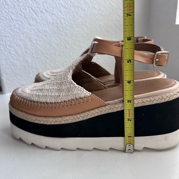 Free People Cream Crochet Platform Espadrille Sandals - Picture 7 of 8